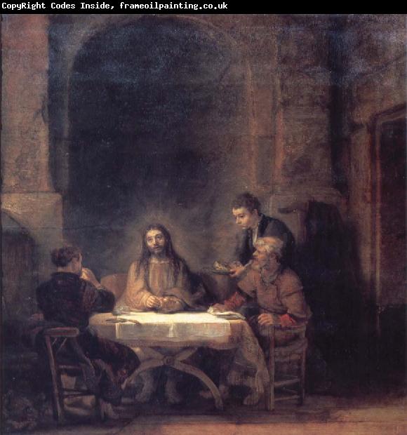 REMBRANDT Harmenszoon van Rijn The Risen Christ at Emmaus